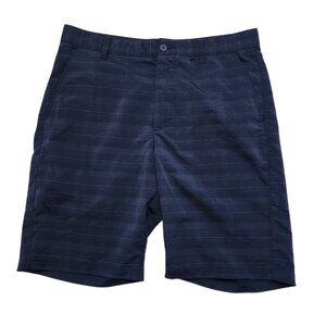 Sunice Men's Golf Shorts Size 34 Navy Blue Stretch Polyester Blend Canada